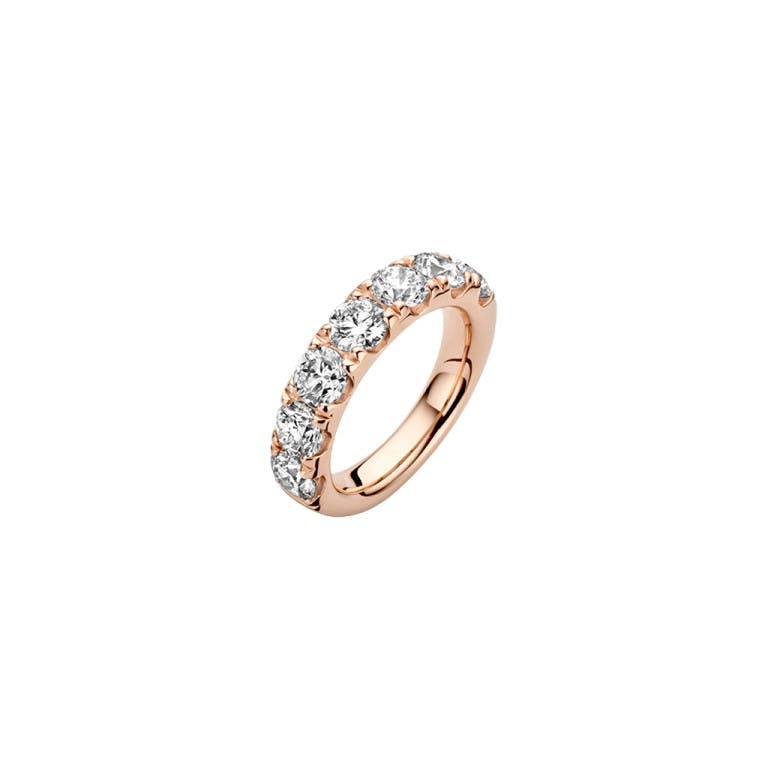 roodgoud alliance ring met diamant SC Highlights Diamonds