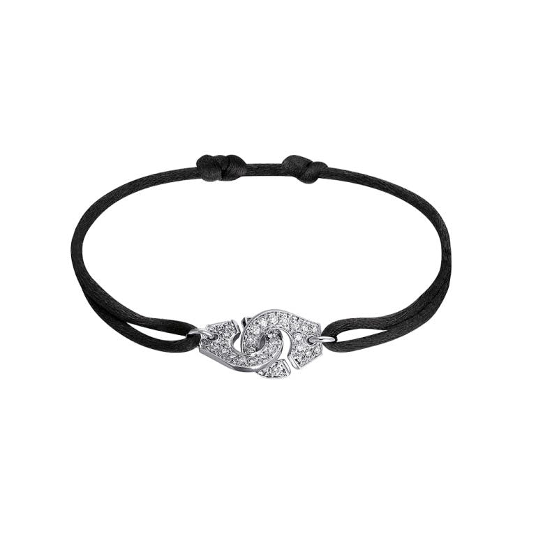 dinh van Menottes armband witgoud met diamant - undefined - #1