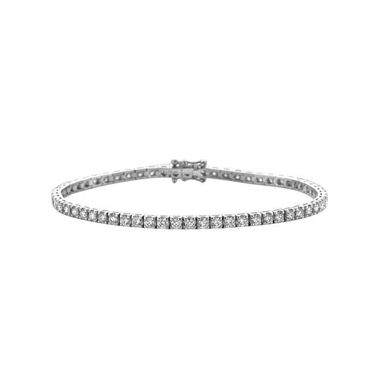 witgoud tennis armband met diamant Schaap en Citroen Diamonds
