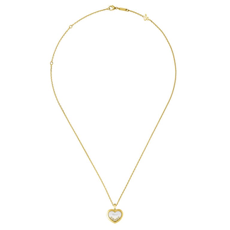Chopard Happy Diamonds Icons Heart collier met hanger geelgoud met diamant - undefined - #1