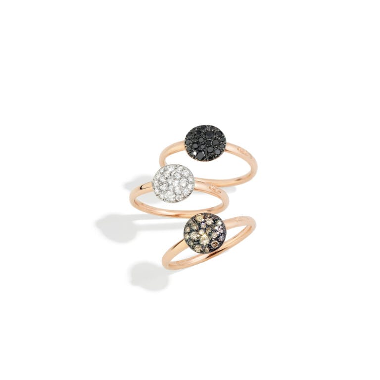 Pomellato Sabbia ring roodgoud met diamant - undefined - #2