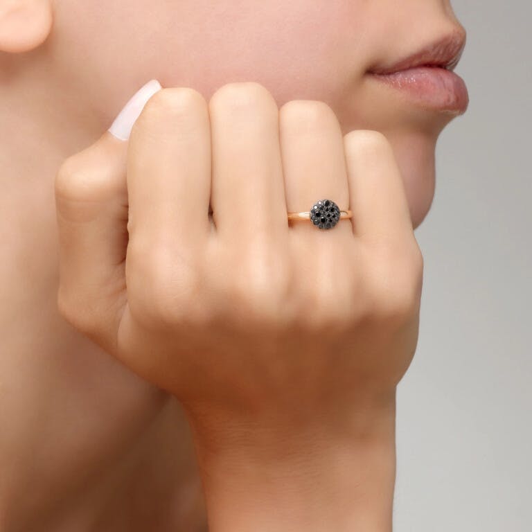 Pomellato Sabbia ring roodgoud met diamant - undefined - #4