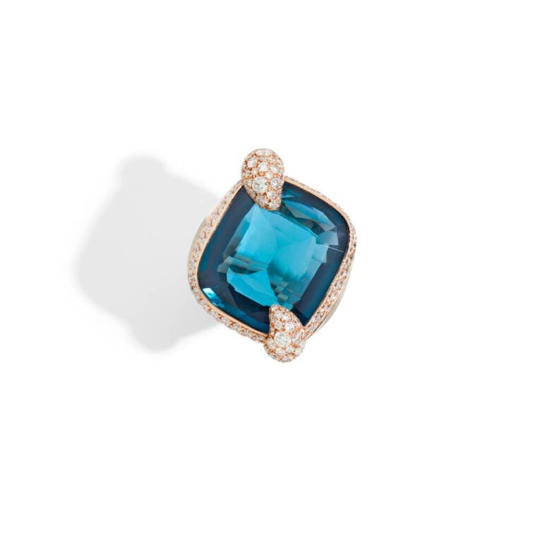 Pomellato Ritratto ring roodgoud met diamant - undefined - #2