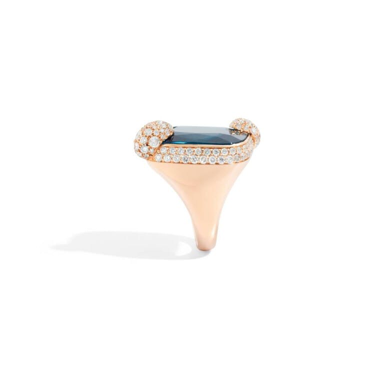 Pomellato Ritratto ring roodgoud met diamant - undefined - #3