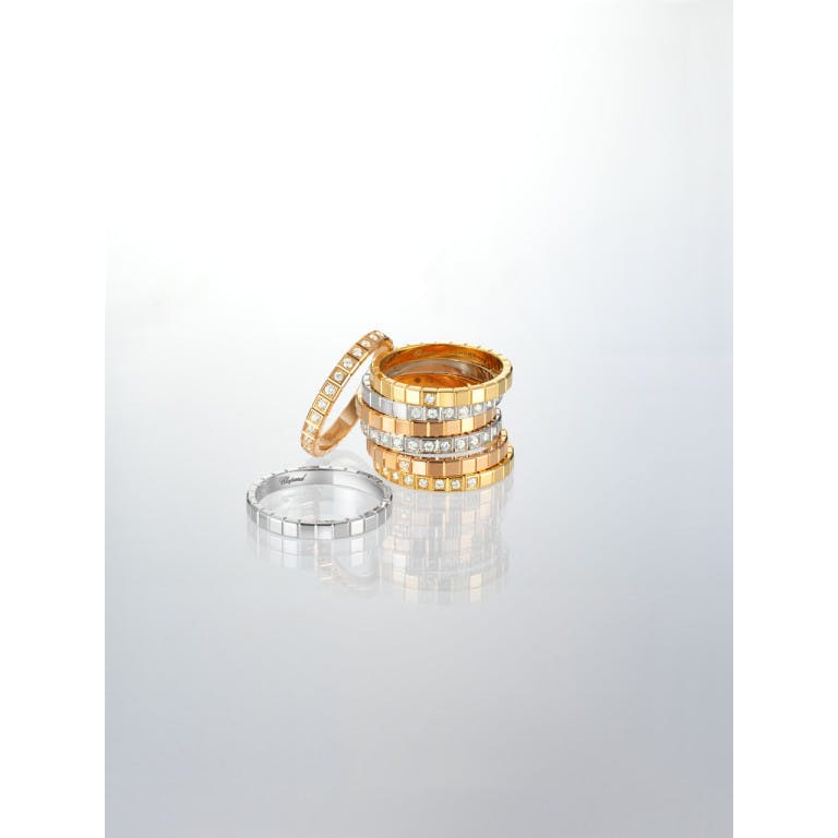 Chopard Ice Cube Mini ring geelgoud met diamant - undefined - #2
