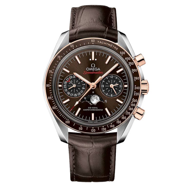 Omega Speedmaster Moonwatch Co-Axial Master Chronometer Moonphase Chronograph 44mm