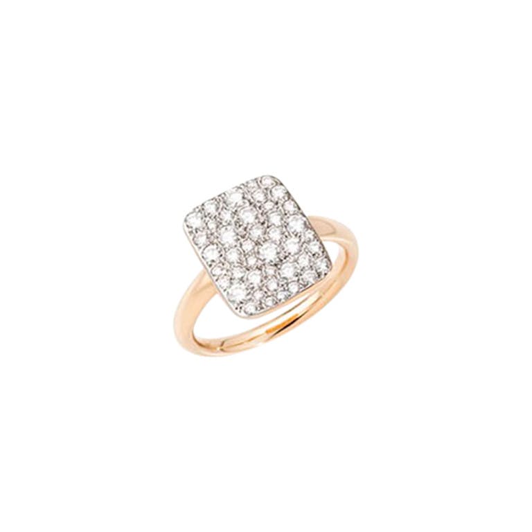 Pomellato Sabbia ring roodgoud met diamant - undefined - #1