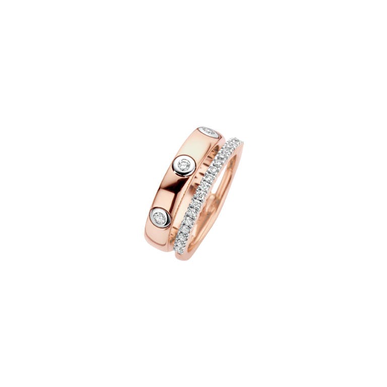 Tirisi Jewelry Monte Carlo ring roodgoud met diamant - undefined - #1