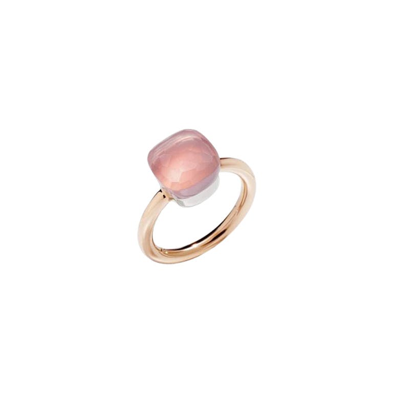 Pomellato Nudo ring rosé/wit goud met Kwarts - undefined - #1