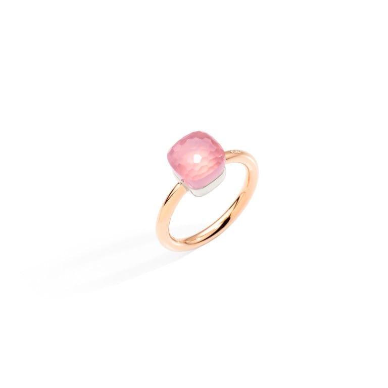 Pomellato Nudo Petit Petit ring rosé/wit goud met Kwarts - undefined - #1