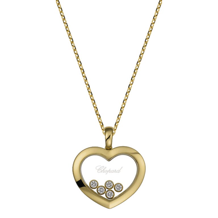 Chopard Happy Diamonds Icons Heart collier met hanger geelgoud met diamant - undefined - #2