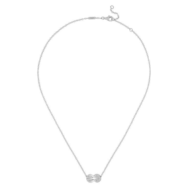 Fred Chance Infinie collier witgoud met diamant - undefined - #1