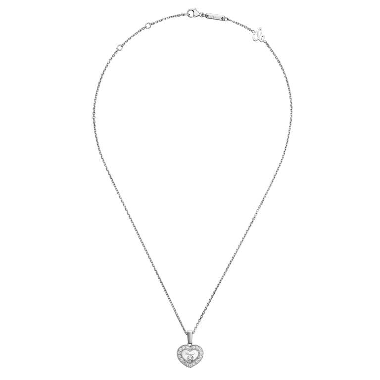 Chopard Happy Diamonds Icons Heart collier met hanger witgoud met diamant - undefined - #1