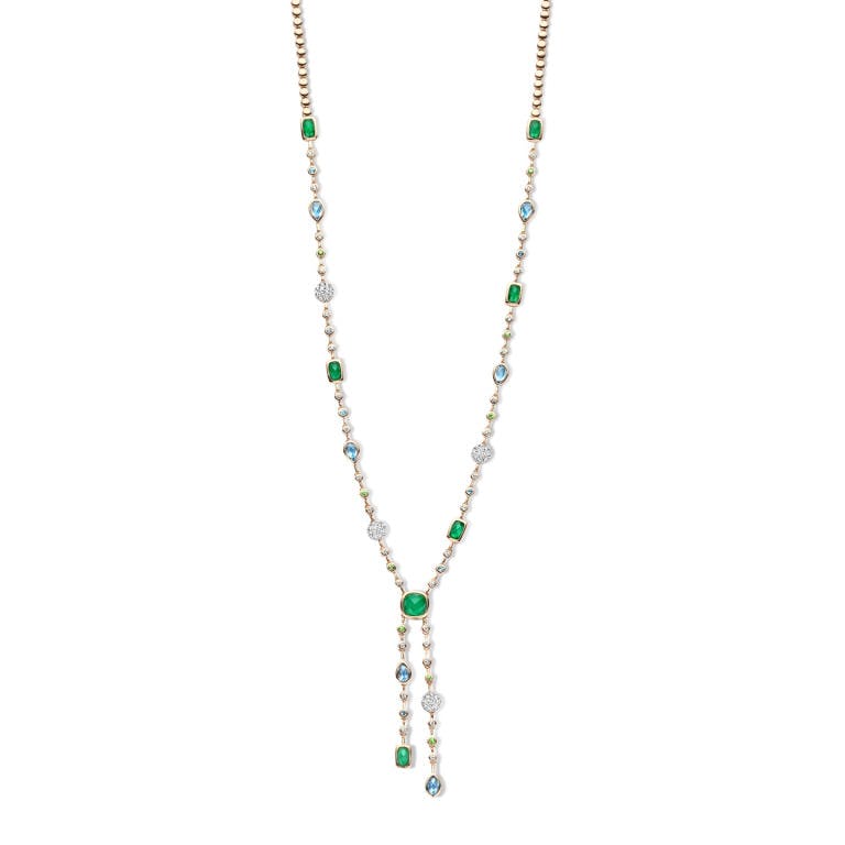 Tirisi Jewelry Venice collier roodgoud met diamant