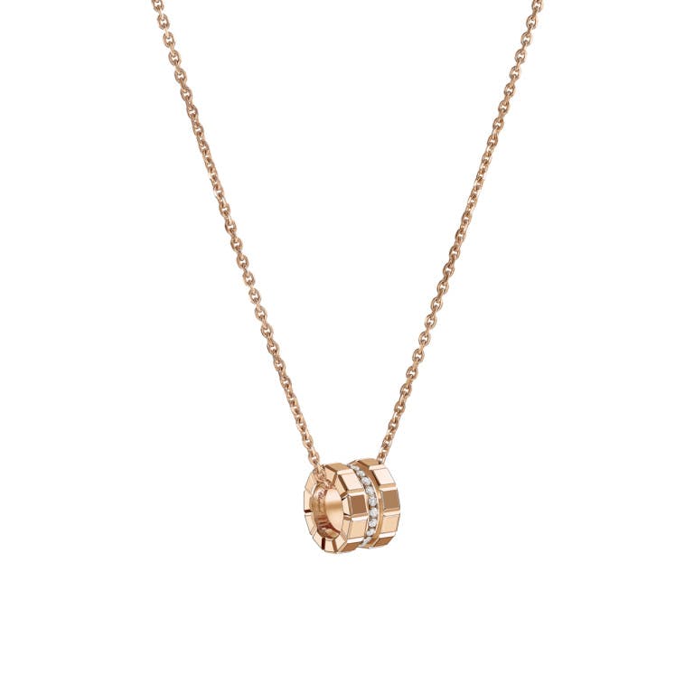 Chopard Ice Cube Mini collier roodgoud met diamant - undefined - #2