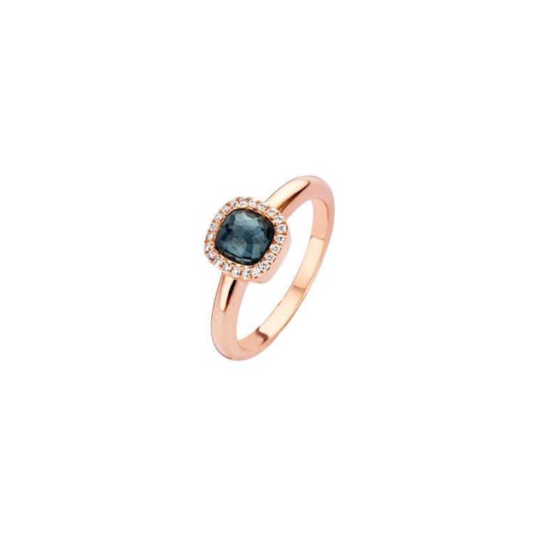 Tirisi Jewelry Milano Sweeties entourage ring roodgoud met diamant
