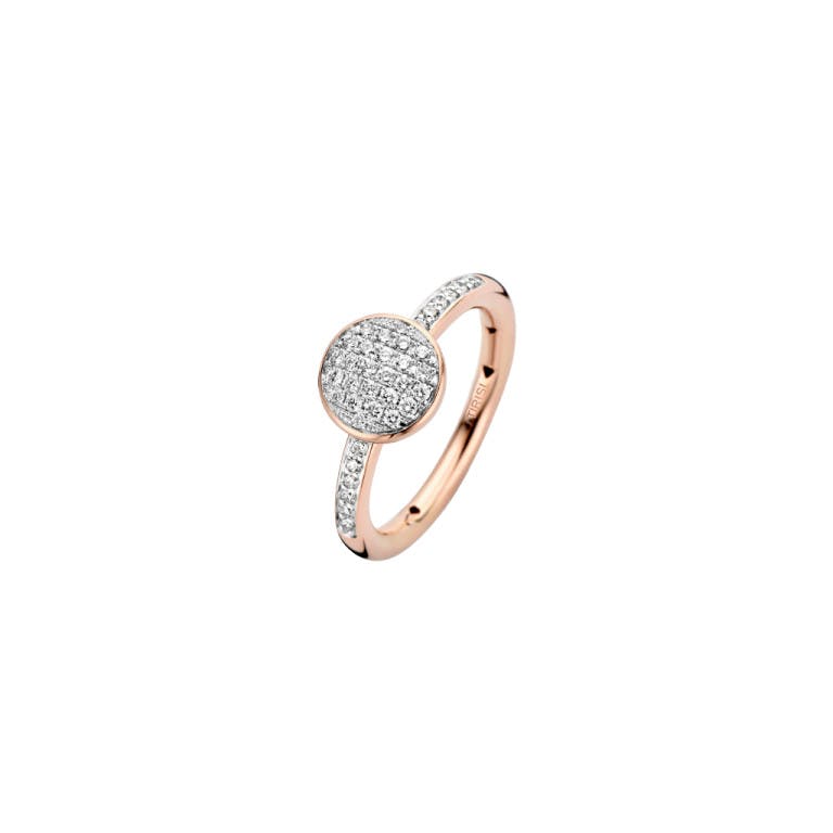 Tirisi Jewelry Amsterdam ring roodgoud met diamant