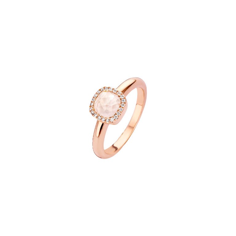 Tirisi Jewelry Milano Sweeties entourage ring roodgoud met diamant - undefined - #1
