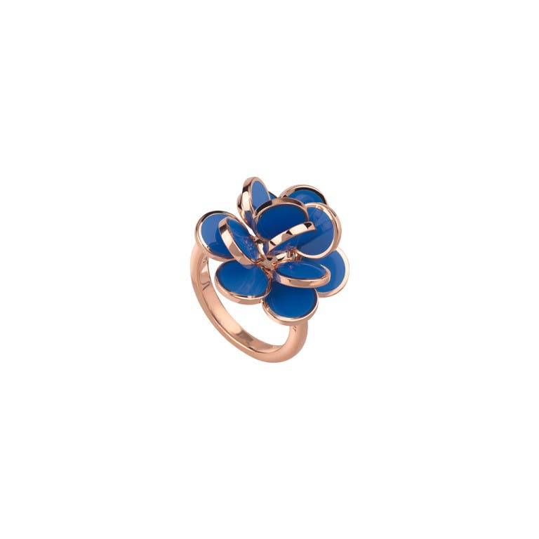 Chantecler Paillettes ring roodgoud