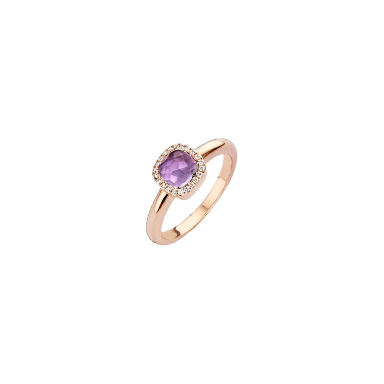 Tirisi Jewelry Milano Sweeties entourage ring roodgoud met diamant - undefined - #1