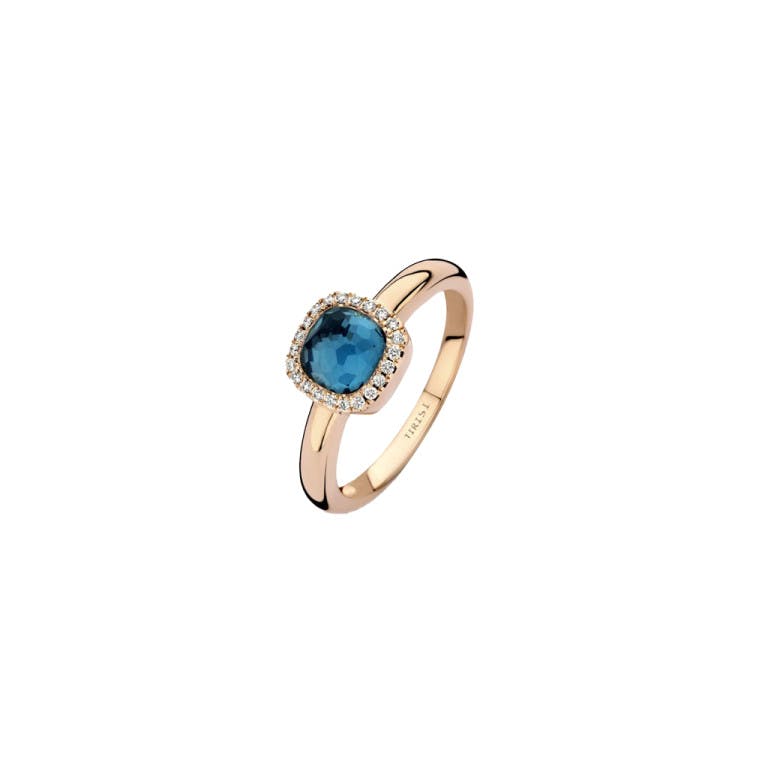 Tirisi Jewelry Milano Sweeties entourage ring roodgoud met diamant