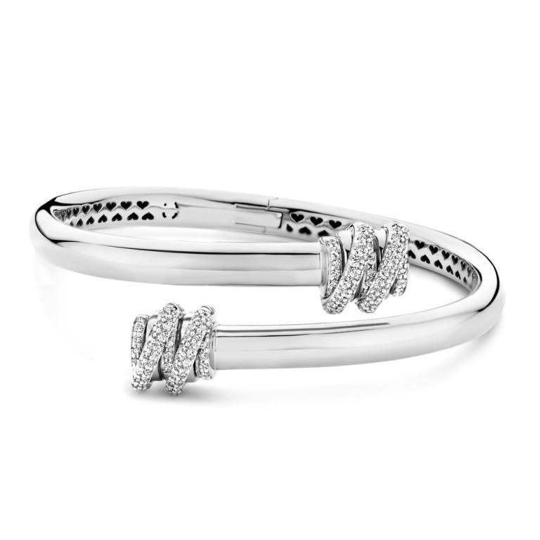 Tirisi Jewelry Amsterdam spang armband witgoud met diamant