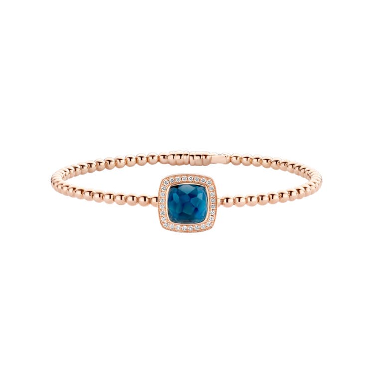 Tirisi Jewelry Milano armband roodgoud met diamant