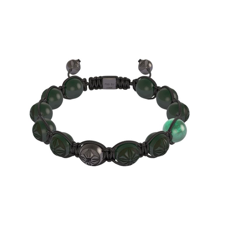Braided Bracelet 10mm Armband - Shamballa - 123351-25815