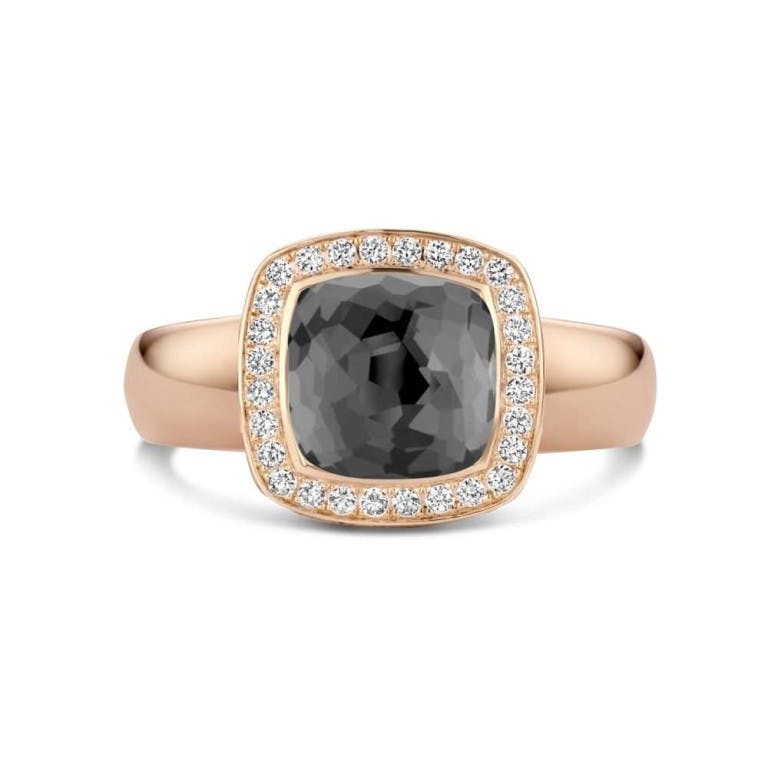 Tirisi Jewelry Milano Tre ring roodgoud met diamant - undefined - #2