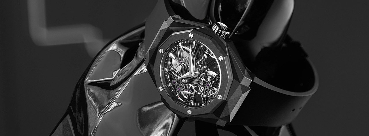 Ontdek de Hublot Classic Fusion Tourbillon Richard Orlinski hier!