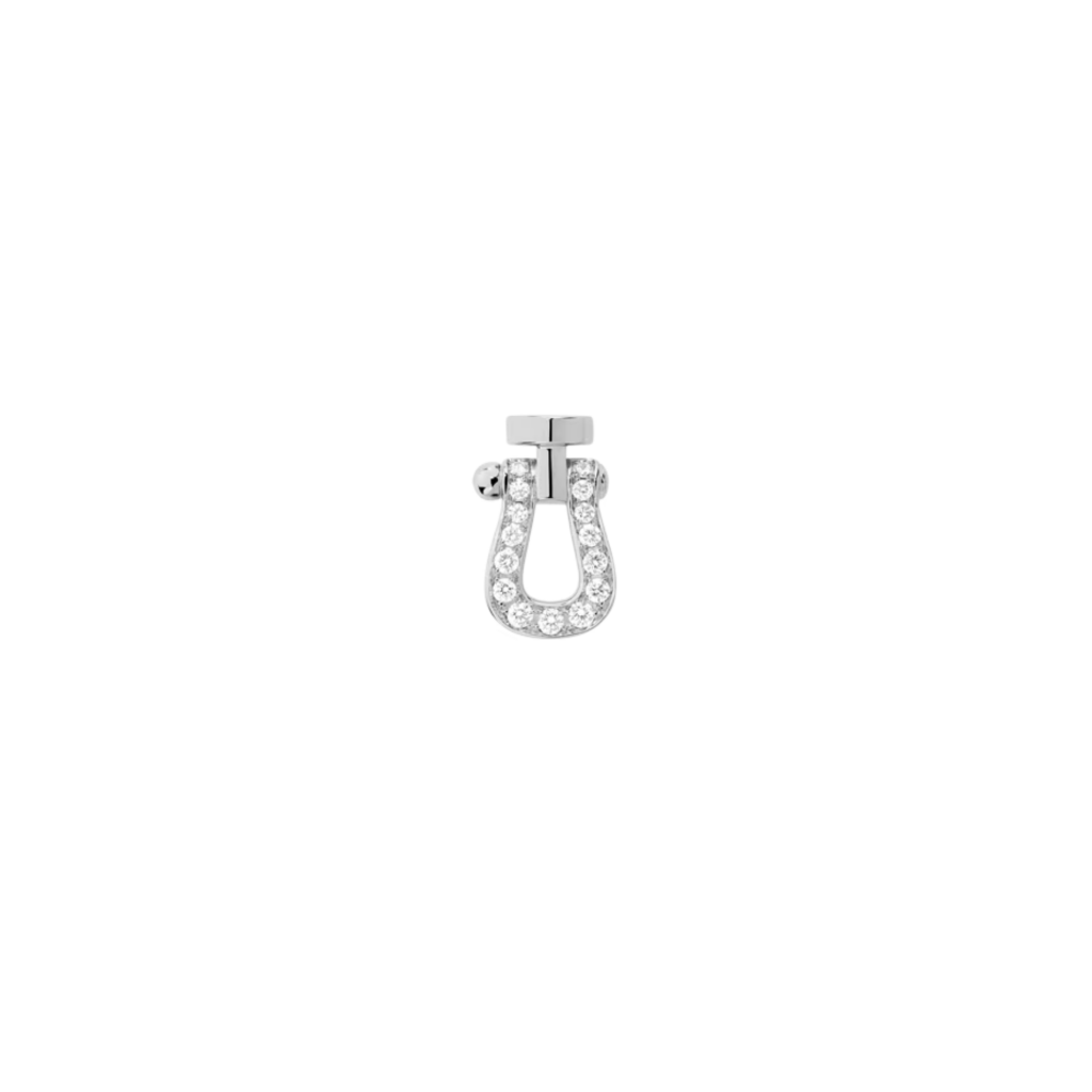 Fred Force 10 oorsieraad witgoud met diamant - 8B0322-000 - #1