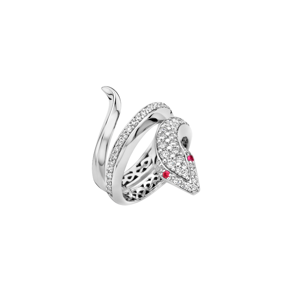 Schaap en Citroen Diamonds ring witgoud met diamant - #1 Schaap en Citroen Diamonds ring witgoud met diamant - #1