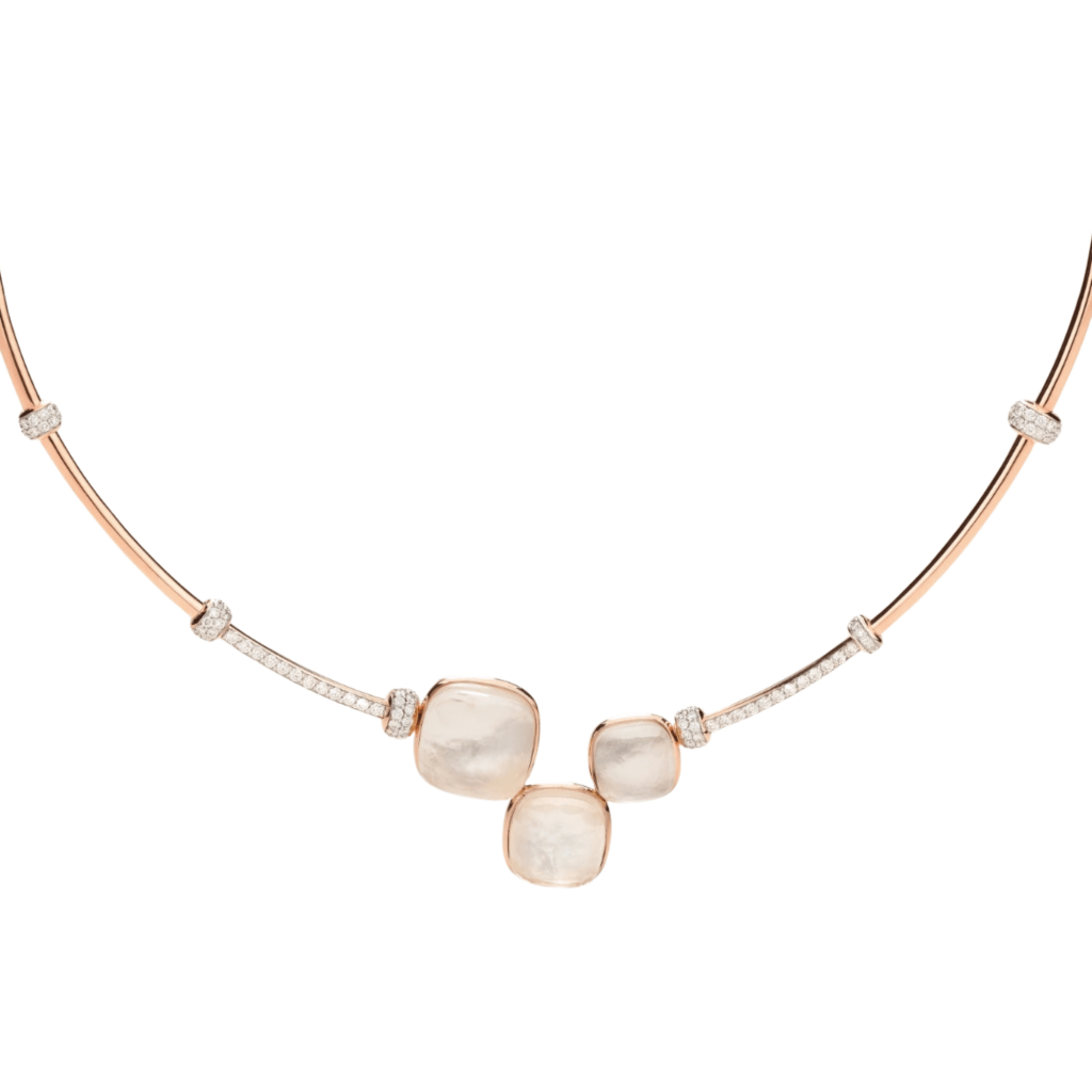 Pomellato Nudo collier roodgoud met diamant - PCC2040 O7WHR BTBMP - #2 Pomellato Nudo collier roodgoud met diamant - PCC2040 O7WHR BTBMP - #2
