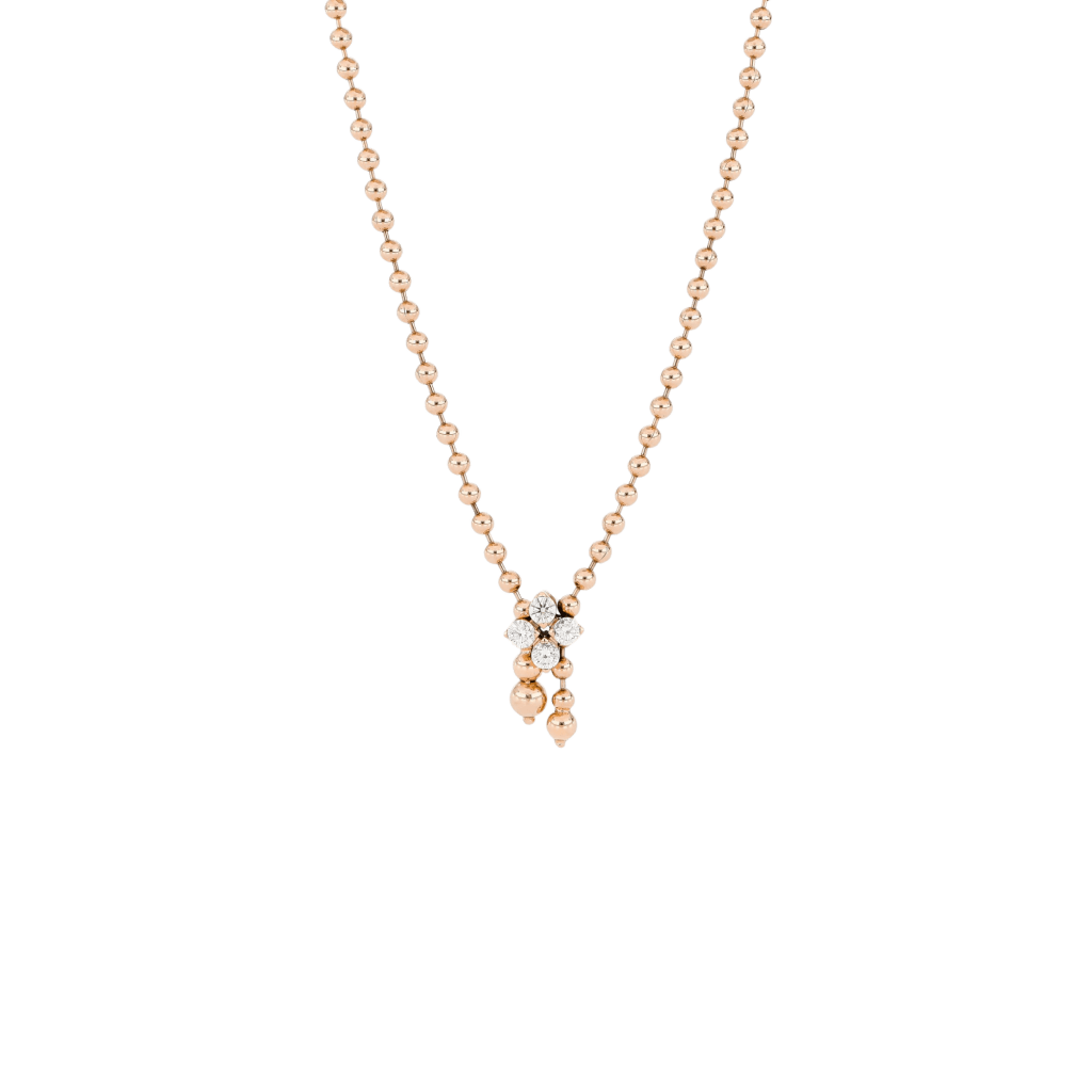 Roberto Coin Love In Verona collier roodgoud met diamant - ADR888CL2156 - #3 Roberto Coin Love In Verona collier roodgoud met diamant - ADR888CL2156 - #3