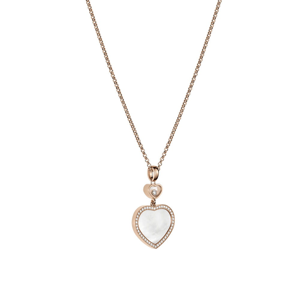 Chopard Happy Diamonds Happy Hearts collier roodgoud met diamant - 79A074-5301 - #4 Chopard Happy Diamonds Happy Hearts collier roodgoud met diamant - 79A074-5301 - #4