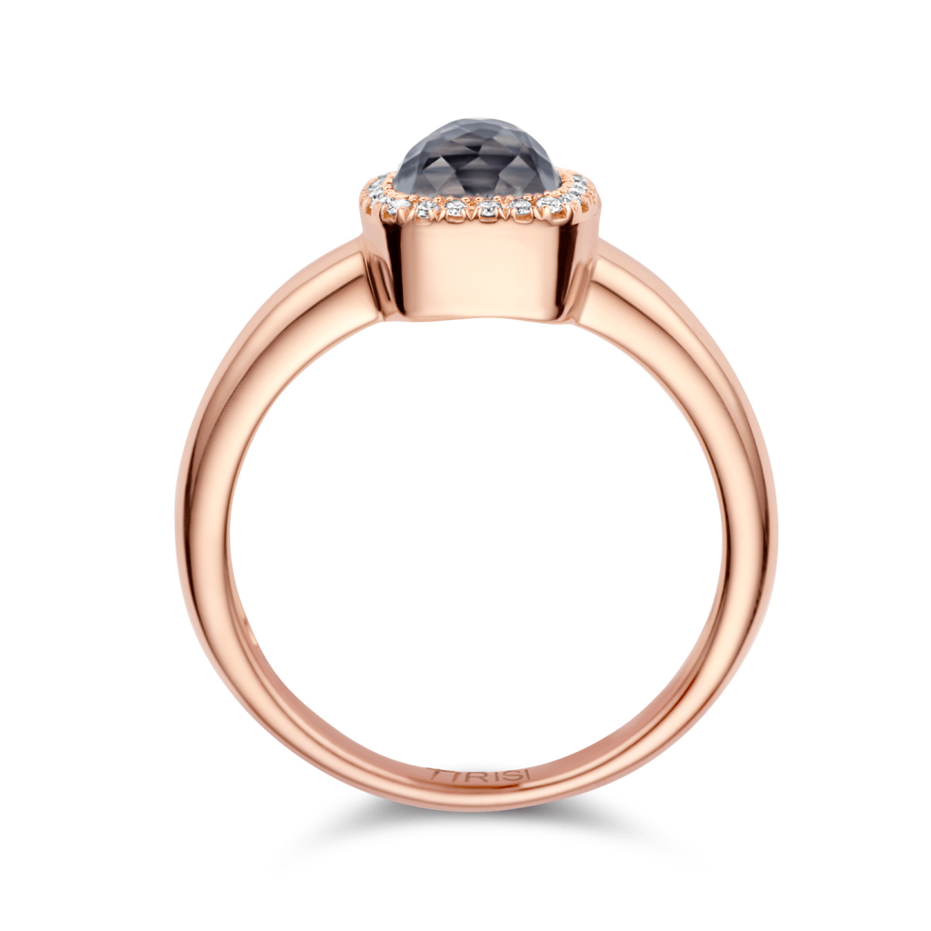 Tirisi Jewelry Milano Sweeties ring roodgoud met diamant - TR9624HMP - #2 Tirisi Jewelry Milano Sweeties ring roodgoud met diamant - TR9624HMP - #2