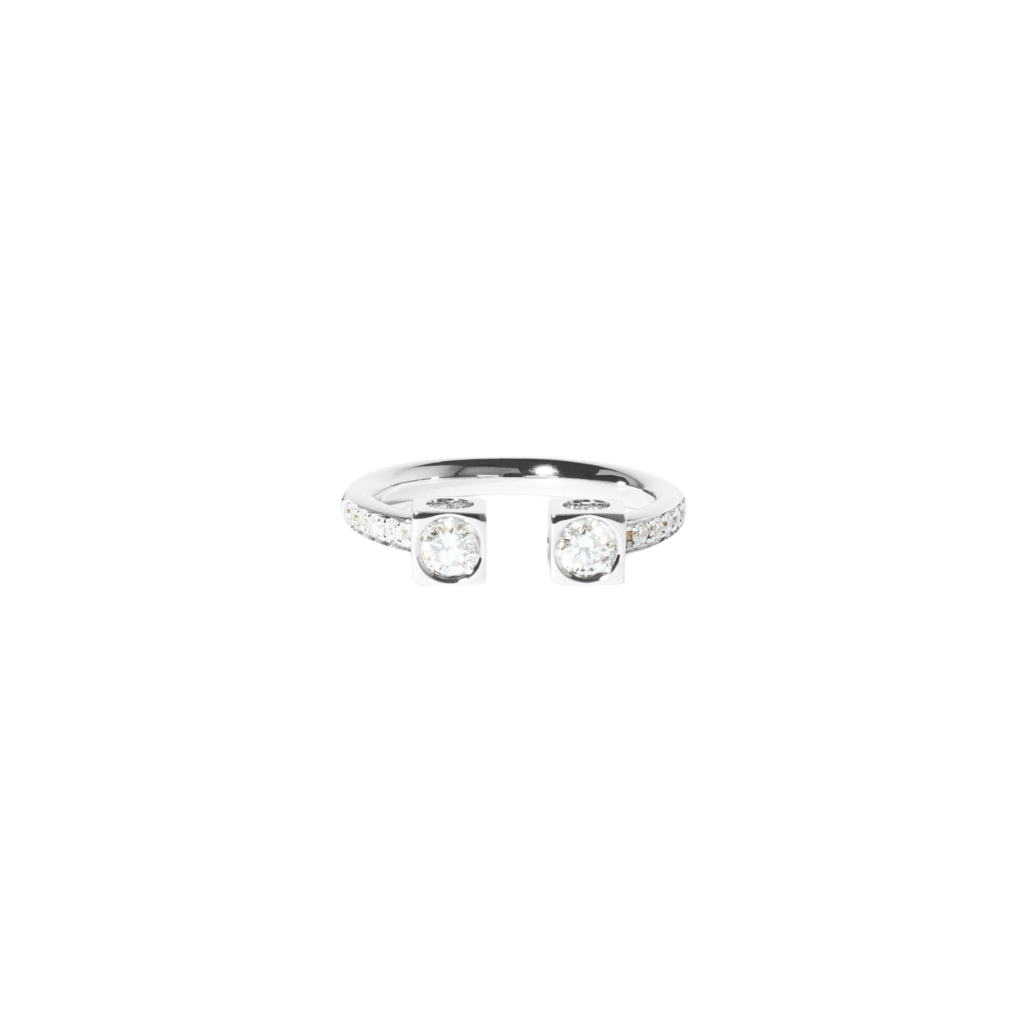 dinh van Le Cube Diamant ring witgoud - 208812 - #3 dinh van Le Cube Diamant ring witgoud - 208812 - #3
