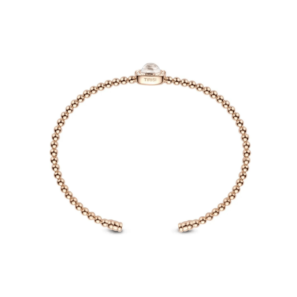 Tirisi Jewelry Milano Tre armband roodgoud met diamant - TB2147WQP - #5 Tirisi Jewelry Milano Tre armband roodgoud met diamant - TB2147WQP - #5