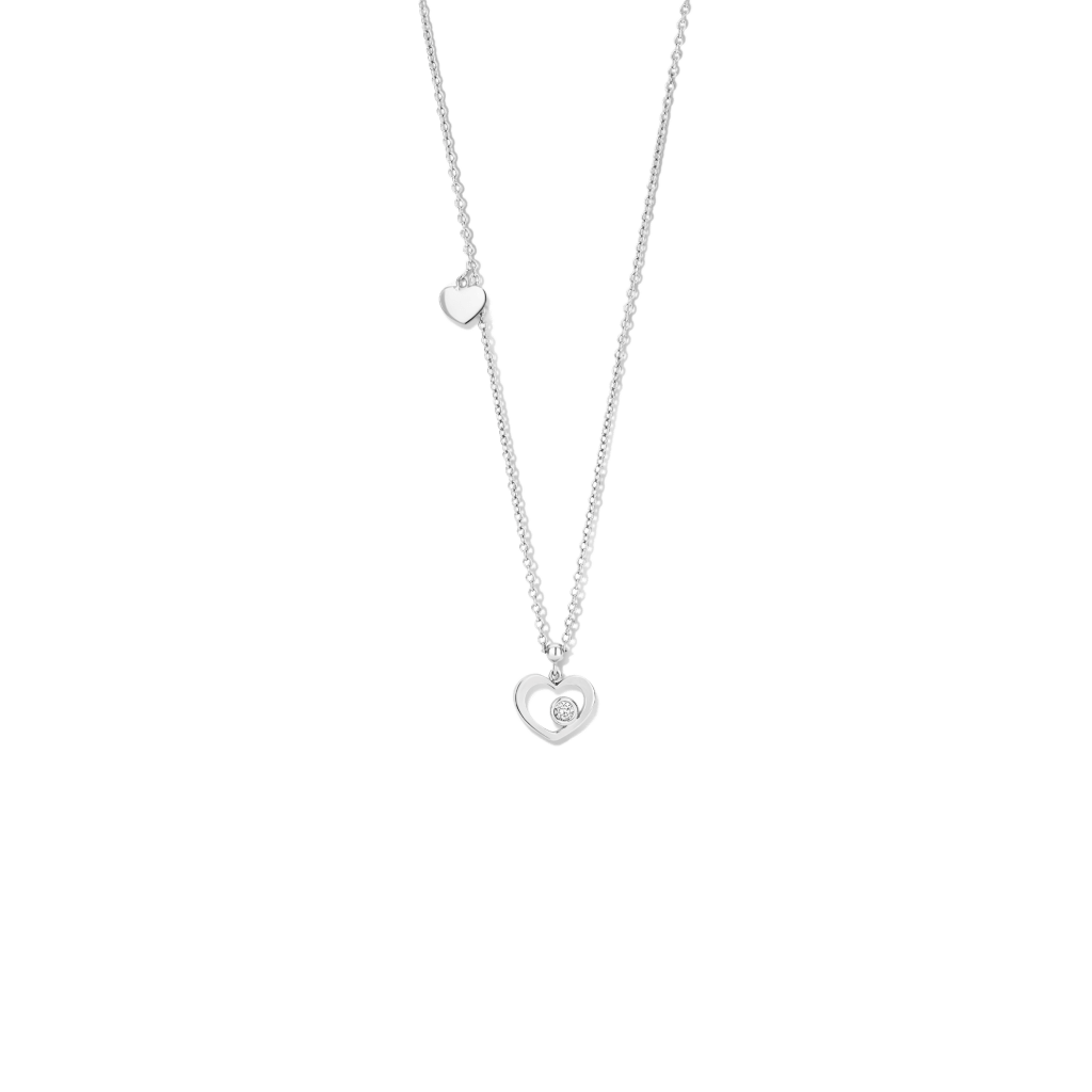 Schaap en Citroen Diamonds collier witgoud met diamant - #1