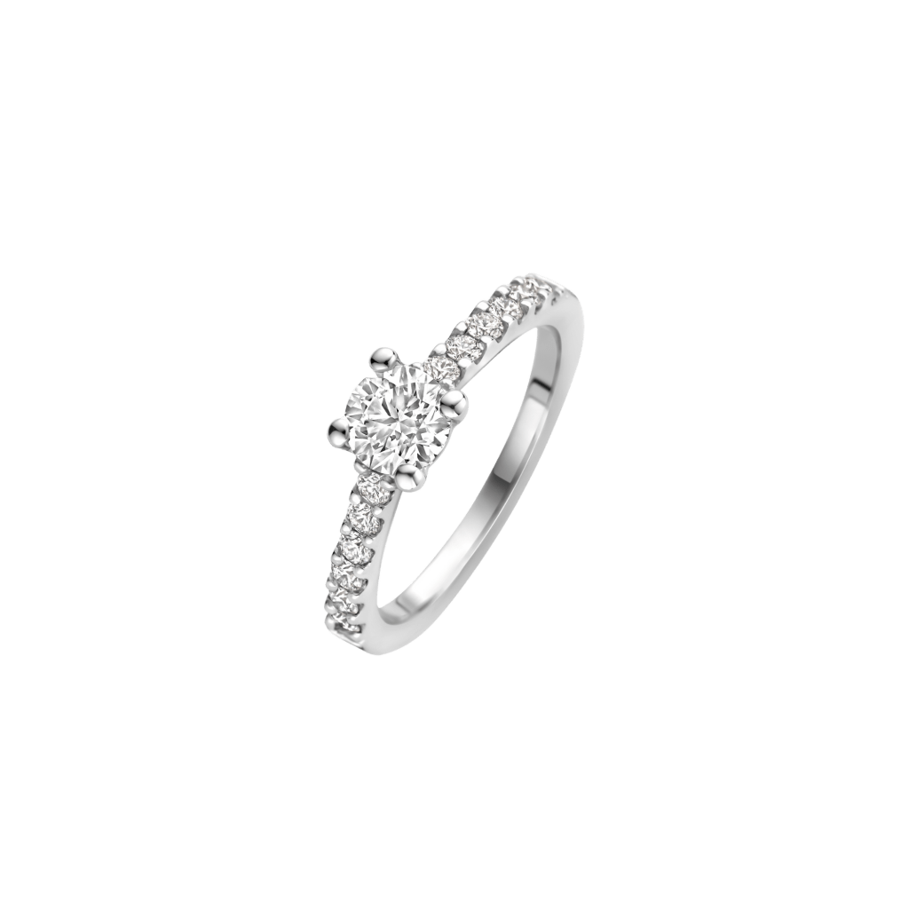 Schaap en Citroen Diamonds ring witgoud met diamant - #1 Schaap en Citroen Diamonds ring witgoud met diamant - #1