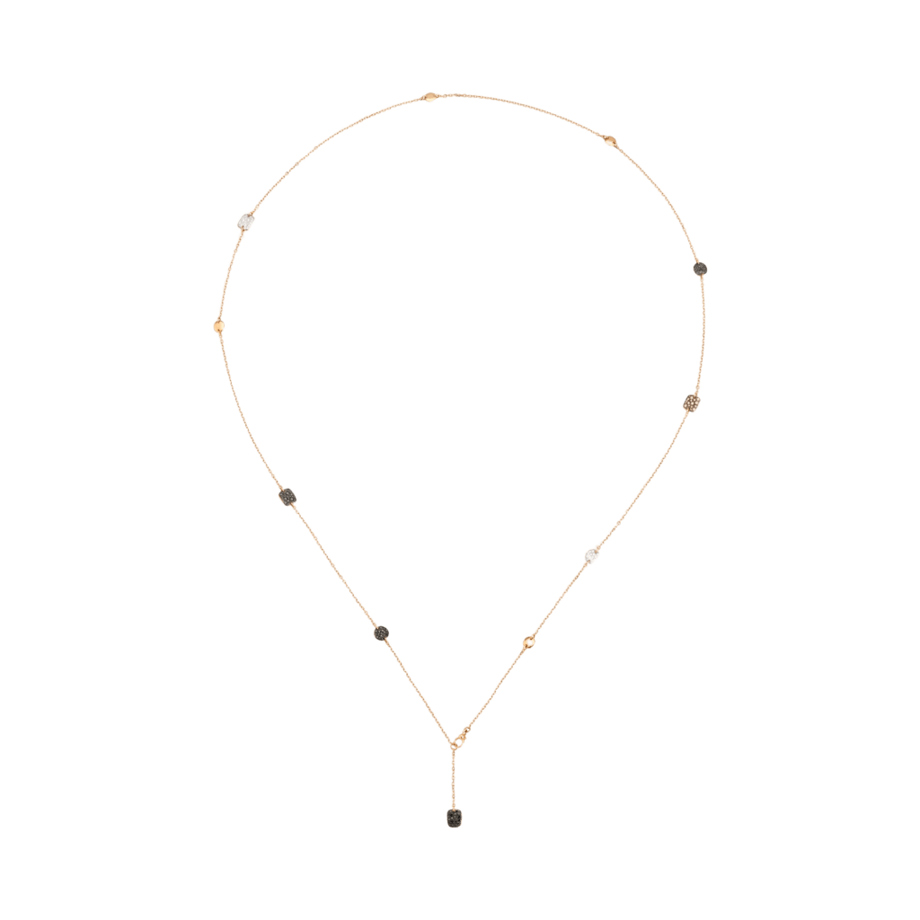 Pomellato Sabbia Sautoir collier roodgoud met diamant - PCC012A 07BWR DBX00 - #1 Pomellato Sabbia Sautoir collier roodgoud met diamant - PCC012A 07BWR DBX00 - #1
