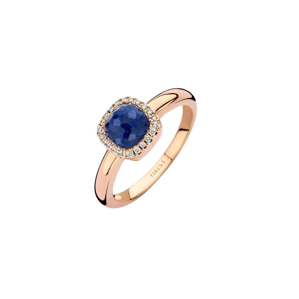 Tirisi Jewelry Milano Sweeties ring roodgoud met diamant - TR9624LSP - #1 Tirisi Jewelry Milano Sweeties ring roodgoud met diamant - TR9624LSP - #1