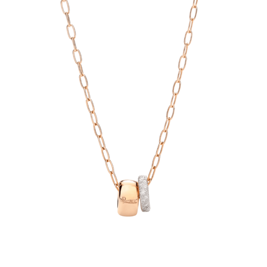 Pomellato Iconica collier roodgoud met diamant - PCB7120 O7000 DB000 - #1 Pomellato Iconica collier roodgoud met diamant - PCB7120 O7000 DB000 - #1