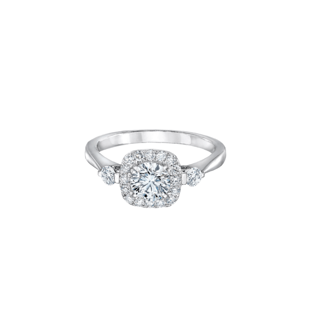 Royal Asscher Aida ring witgoud met diamant - R.74.3371.RAB.WG.17 HRD - #2 Royal Asscher Aida ring witgoud met diamant - R.74.3371.RAB.WG.17 HRD - #2