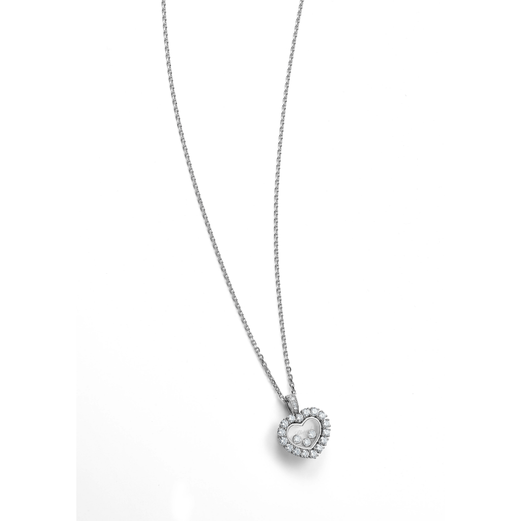 Chopard Happy Diamonds collier witgoud met diamant - 79A615-1001 - #5