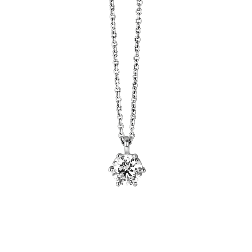 Schaap en Citroen Diamonds collier witgoud met diamant - #5 Schaap en Citroen Diamonds collier witgoud met diamant - #5