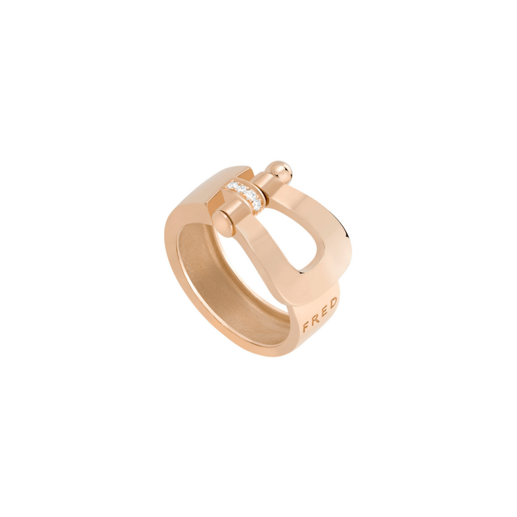 Fred Force 10 ring roodgoud met diamant - 4B0357-000 - #1