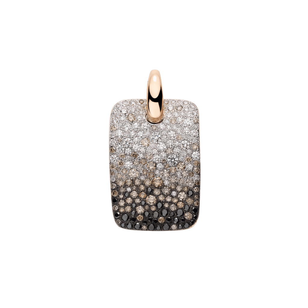 Pomellato Sabbia hanger roodgoud met diamant - PMC3080 O7BWR DBX00 - #1 Pomellato Sabbia hanger roodgoud met diamant - PMC3080 O7BWR DBX00 - #1