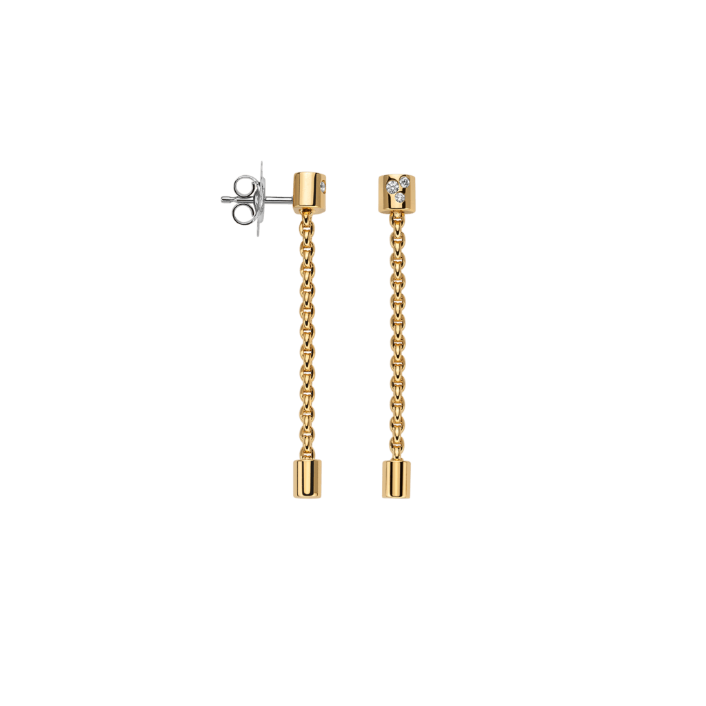 FOPE Aria oorsieraad geelgoud met diamant - 89003OX_BB_G_XBX_000 - #2 FOPE Aria oorsieraad geelgoud met diamant - 89003OX_BB_G_XBX_000 - #2