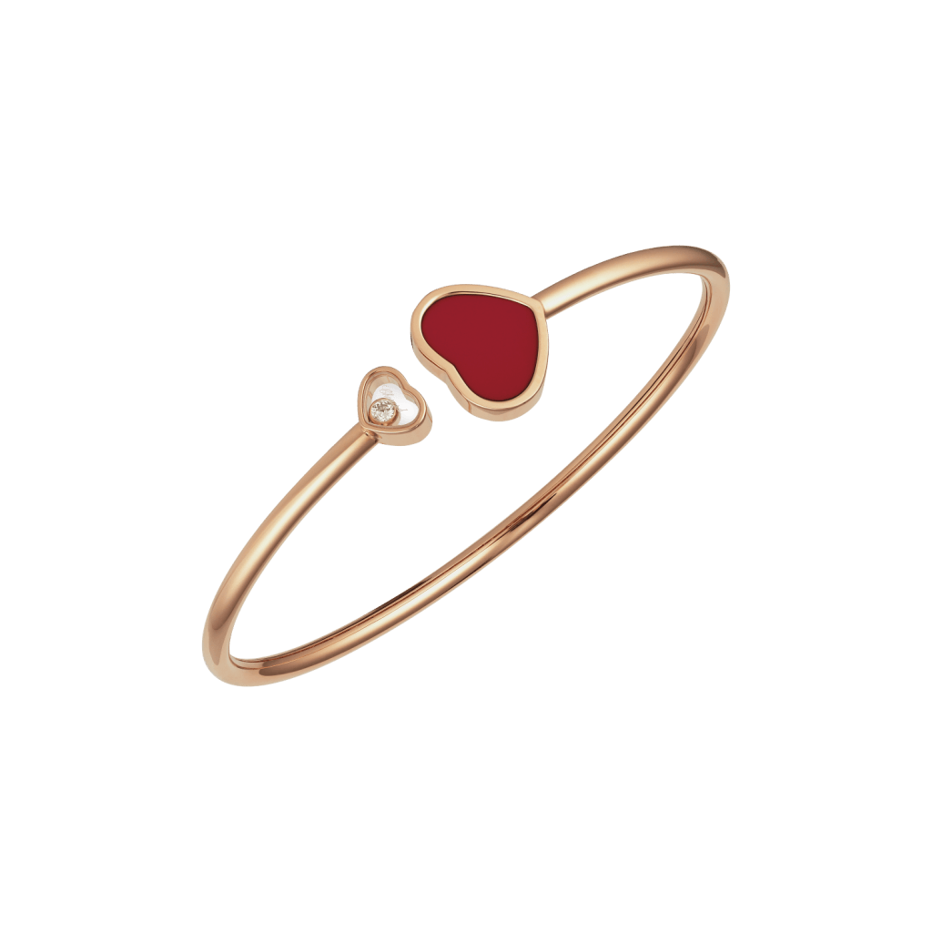 Chopard Happy Diamonds Happy Hearts armband roodgoud met diamant - 857482-5702 - #2 Chopard Happy Diamonds Happy Hearts armband roodgoud met diamant - 857482-5702 - #2